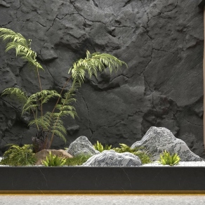 现代景观造景3D模型下载